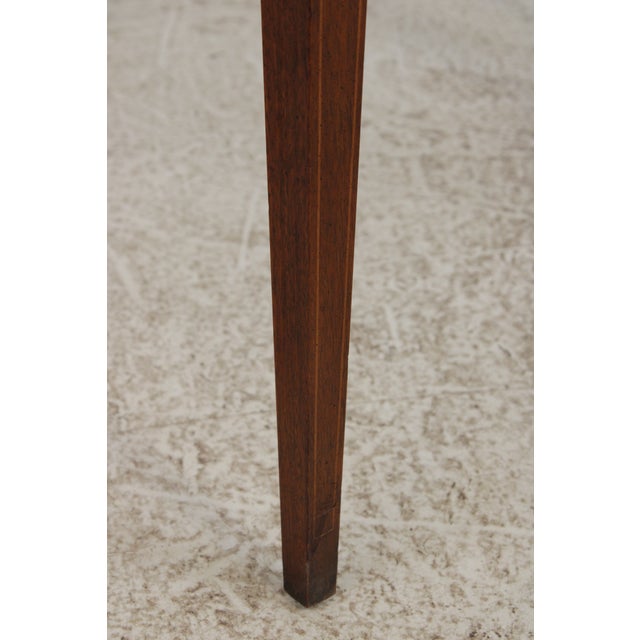 Baker Historic Charleston Mahogany Inlay Federal Console Table For Sale - Image 12 of 14