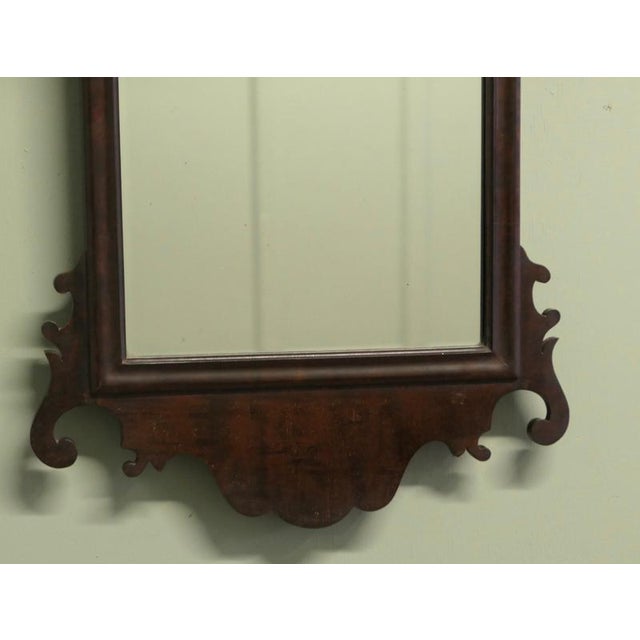 Edwardian Walnut Wall Mirror, 1900s For Sale - Image 4 of 8