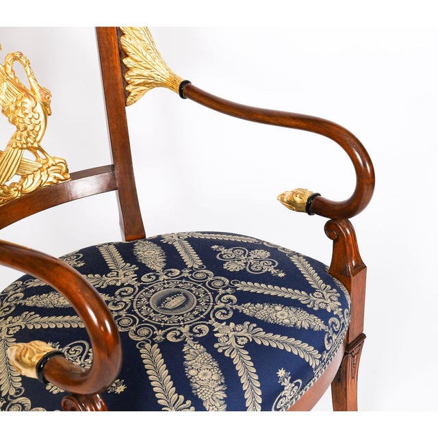 Antique Italian Neoclassical Giltwood Armchairs, 1890s, Set of 2 For Sale - Image 12 of 18