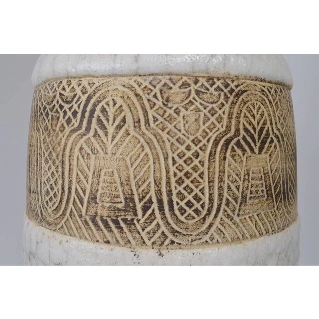 Ceramic Italian Ceramic Lamp After Ugo Zaccagnini For Sale - Image 7 of 9