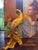 Beautiful pair of vintage Syroco molded sculptures featuring elegant pheasant/peacock figures. These pieces showcase the...