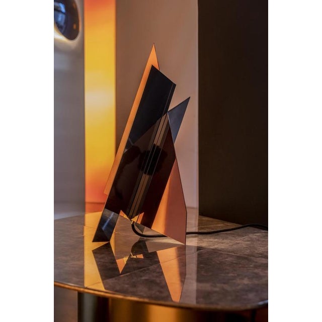 Geometric Flare 01 Table Lamp by Jennifer Midoz For Sale - Image 6 of 7