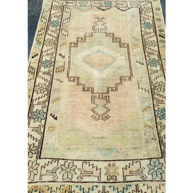 Turkish Vintage Rug 3'4" x 5'5" #19806 Explore a curated collection of hallway runners, wool rugs, and handmade...