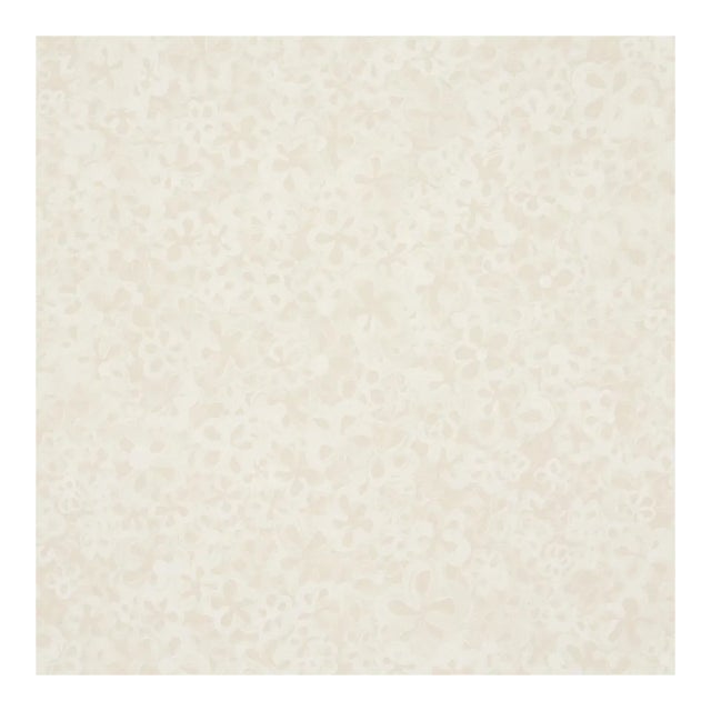 Schumacher X Backdrop Superbloom Wallpaper in Cloud For Sale