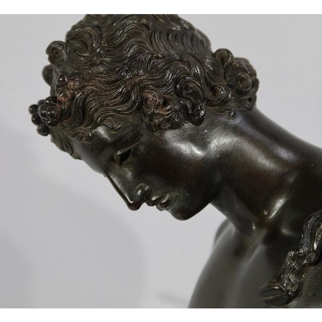M. Amodio, Narcisse, Late 1800s, Large Bronze For Sale - Image 16 of 18