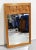 Brutalist Mid Century Lane Staccato Brutalist Oak Beveled Glass Mirror For Sale - Image 3 of 10