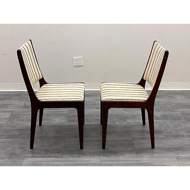4 Danish Johannes Andersen Rosewood Dining Chairs by Uldum Mobelfabrik For Sale - Image 12 of 13