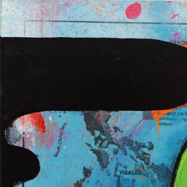 Hole in One - Original Contemporary Golf Figurative Mixed Media Painting on Canvas by Melanie Tiongson For Sale - Image 4 of 9
