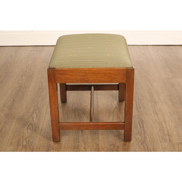 Kittinger Williamsburg Adaptation Mahogany Footstool For Sale - Image 11 of 18
