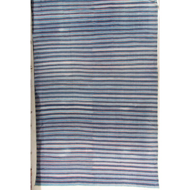 Contemporary Antique Indian Dhurrie Rug 12ft 1in X 23ft 10in For Sale - Image 3 of 15