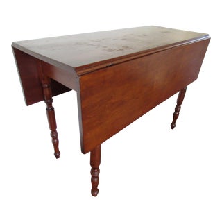 Early 20th Century Antique Drop Leaf Table For Sale