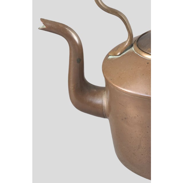 Antique English George III Copper Kettle Pot 1800s For Sale - Image 6 of 12