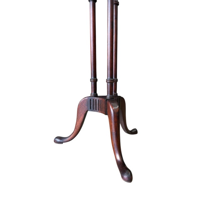 1940s 1940s Regency Style Mahogany Plant Stands - a Pair For Sale - Image 5 of 7
