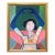 Cubist Contemporary Figure Oil Painting, Signed For Sale