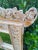 Carved Wood Pagoda Shaped Decorative Wall Mirror- a Pair For Sale - Image 9 of 10