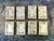 Vintage Gilt Bamboo Table Setting Personal Match Strikes - Set of 8 For Sale - Image 9 of 12