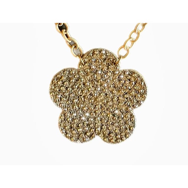 Bloomingdale's Roni Blonshay Swarovski Crystal Filigree Pendant Necklace For Sale - Image 4 of 9
