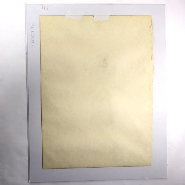 Traditional Jean-Louis Forain Black Pencil on Paper Drawing, l'Elegant For Sale - Image 3 of 7