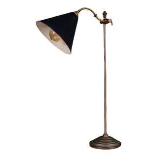 Antique French Adjustable Rise and Fall Desk Lamp, 1910 For Sale