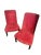 Napoleon III Armchairs in Red Velvet, 1870, Set of 2 For Sale - Image 4 of 4
