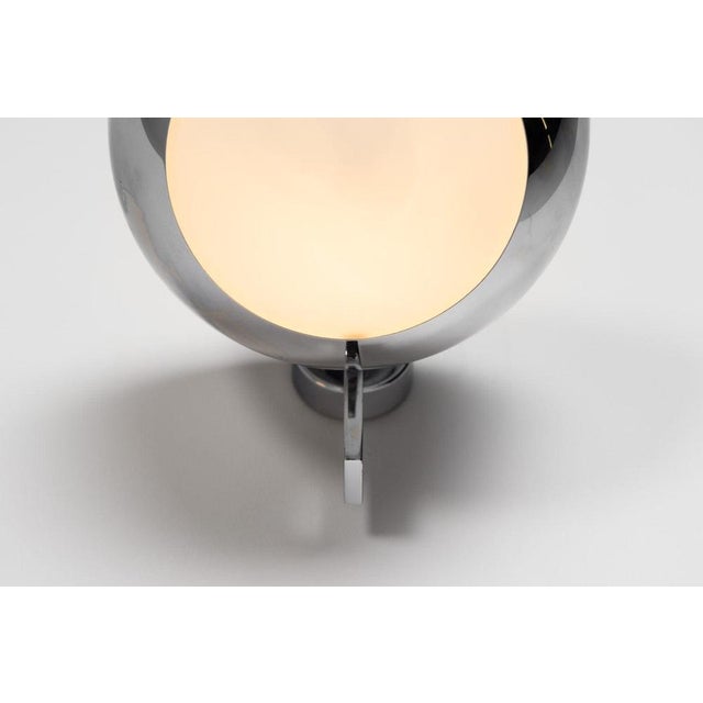 Chrome Wall Sconces attributed to Max Ingrand for Fontana Arte, Italy, 1963, Set of 2 For Sale - Image 15 of 18