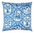 Schumacher X Johnson Hartig Ting Ting & Bodhi Tree Pillow in Blue & Pink For Sale