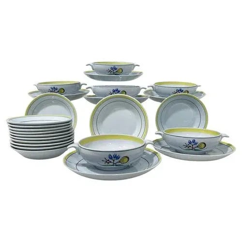 Arabia Soup Service Set by Olga Osol, 1960s, Set of 29 For Sale - Image 9 of 9