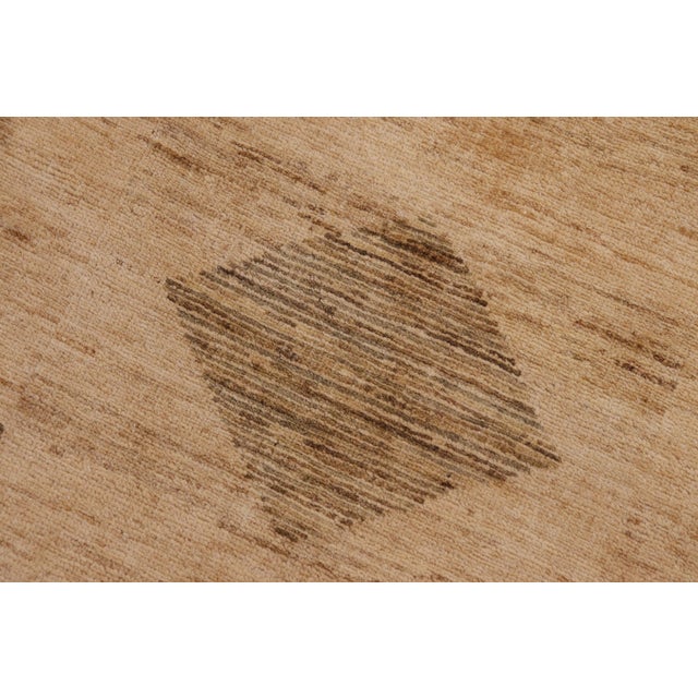 Bohemian Gabbeh Tan/Brown Wool Rug - 8'11'' X 11'6'' For Sale In New York - Image 6 of 10