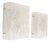 Large Vintage Ice Glass Wall Lamps from Kaiser Leuchten, 1970s, Set of 2 For Sale