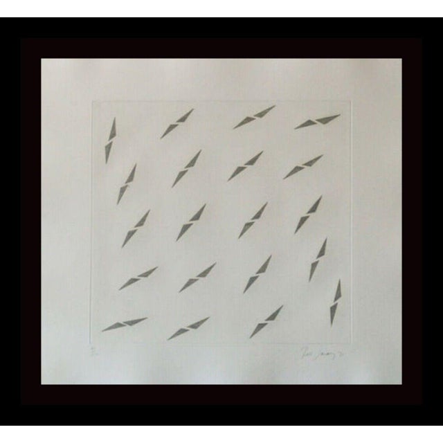 Tess Jaray Encounter Suite 5 Etchings For Sale In Miami - Image 6 of 6