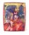 Love is a Political Act by Marc Scheff | Oil, caran d'ache, layered resin depicting abstract figures embracing. For Sale