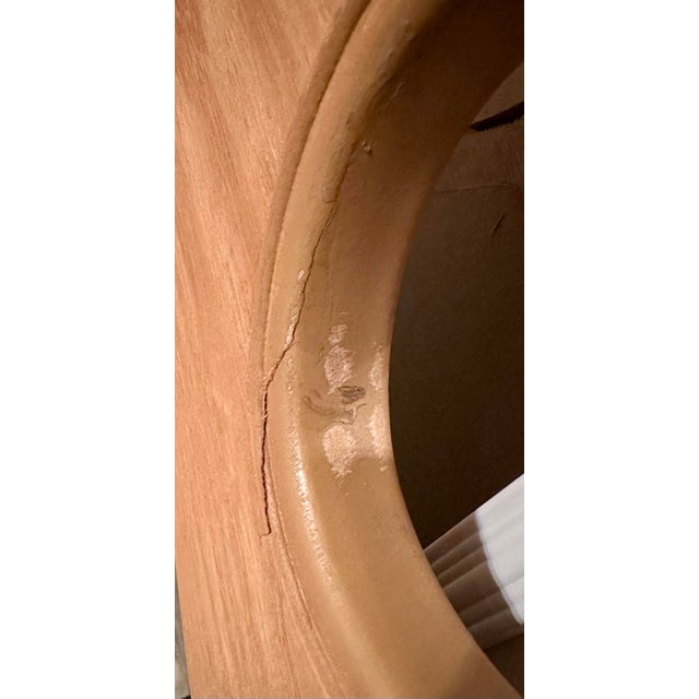 Vintage Hand-Carved Chippendale Style Solid Wood Wall Mirror 33.25”x48”x2.75” For Sale - Image 9 of 10