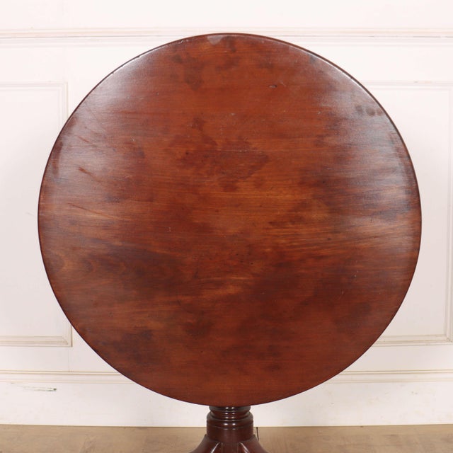 English Tripod Table, 18th Century For Sale - Image 6 of 7