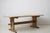 Brown Large Swedish Rustic Country Trestle Dining Table For Sale - Image 8 of 17
