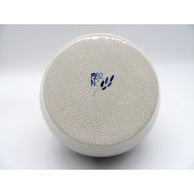 Vintage American Potting Shed Dedham Rabbit Cookie Jar Canister Bunny For Sale - Image 6 of 10