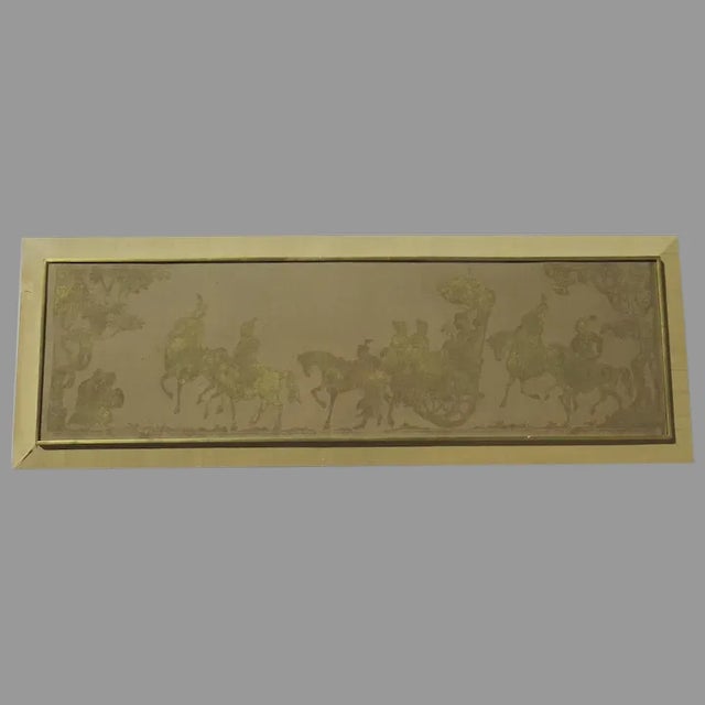 Mid 18th Century Chinese Gilt on Silk Fabric For Sale - Image 10 of 10
