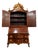 Antique Walnut Bureau Cabinet attributed to Ortmann, Denmark, 1745 For Sale