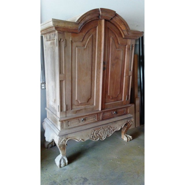 Large Mahogany Blanket Armoire Chairish