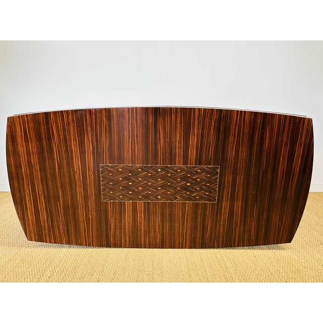 1940s Art Deco Dining Table in Macassar, 1940s For Sale - Image 5 of 13