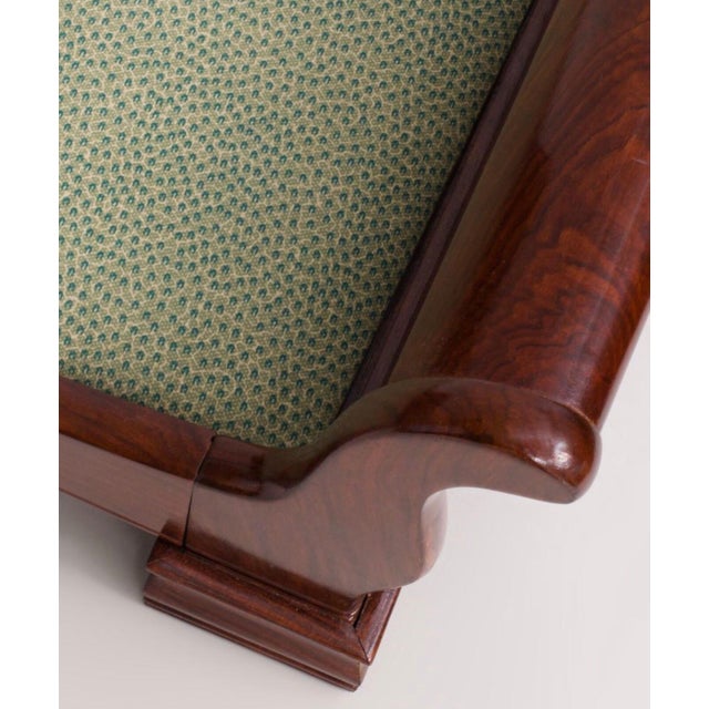 French Late 20th Century Empire Style Mahogany Dog Bed For Sale - Image 3 of 5