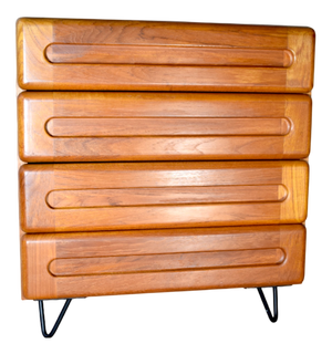 Vintage Danish Teak Chest of Drawers, 1970s