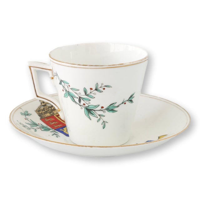 Victorian Queen Victoria 1887 Jubilee Cup and Saucer For Sale - Image 3 of 6