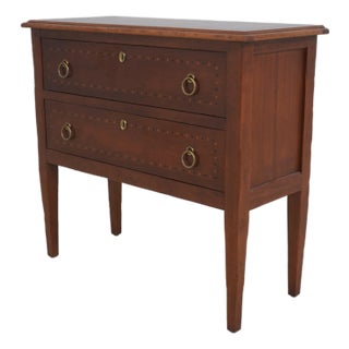 Baker Milling Road 2 Drawer Italian Commode Chest For Sale