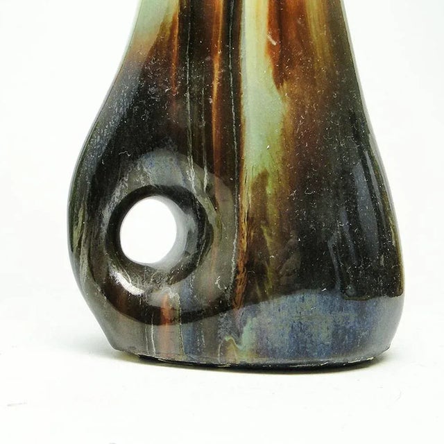 Postmodern Vase from Milenium Glassworks, Poland, 1960s, in Good conditions. Designed 1970 to 1979 I have official proof...