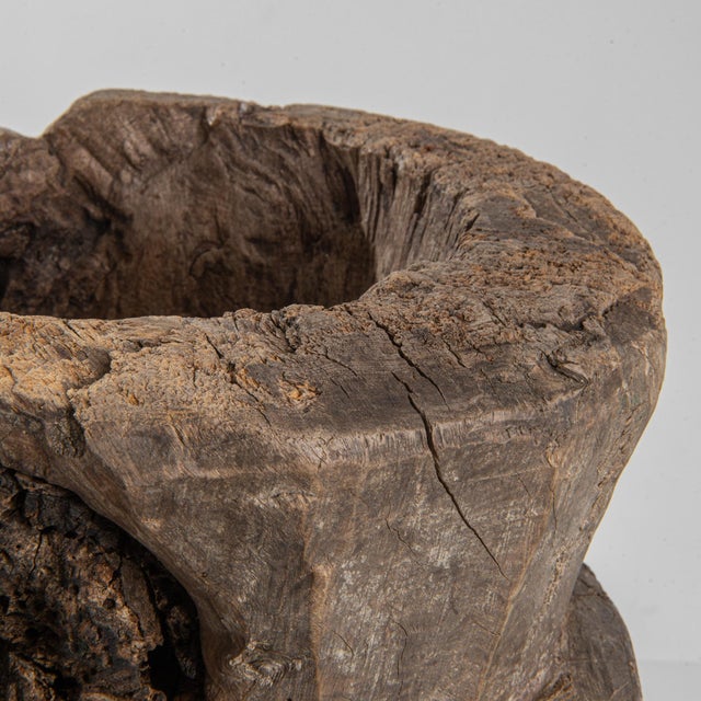 19th Century European Wooden Mortar For Sale - Image 18 of 18