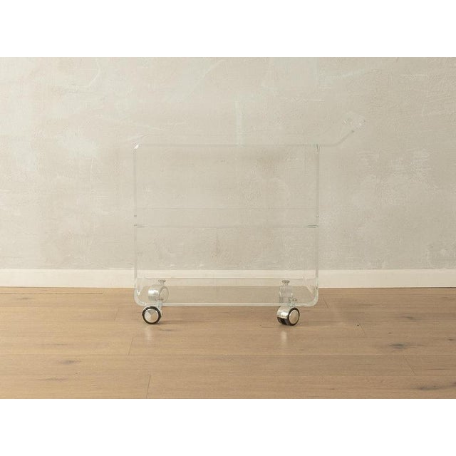 Plastic Acrylic Side Table, 1960s For Sale - Image 7 of 9