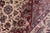 Textile Shabby Chic Pak-Persian Ivory/Aubergine Wool Rug - 9'2'' X 12'8'' For Sale - Image 7 of 9