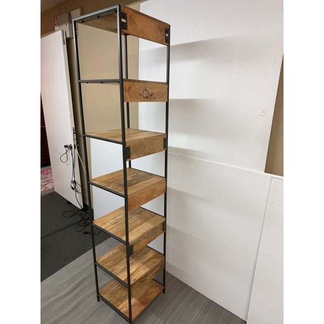 West Elm West Elm Industrial Modular Bookshelf For Sale - Image 4 of 12