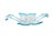 Glass Postmodern Sommerso Murano Glass Fruit Bowl from Mandruzzato, Italy, 1950 For Sale - Image 7 of 14