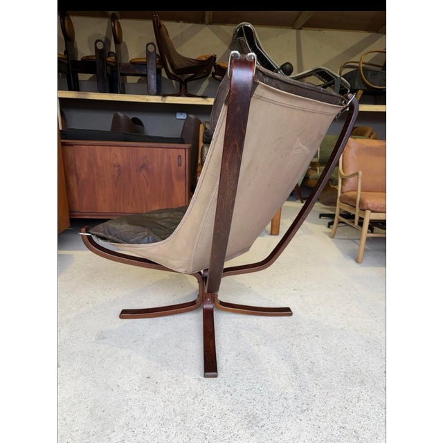 Mid-Century Falcon Chair by Sigurd Ressell for Vatne Mobel, Norway For Sale - Image 5 of 18